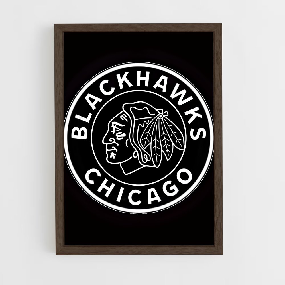 Poster Esprit des Blackhawks – affiche Hockey sur glace (vue 5)